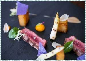 Dinner plate at Amanyara by Scott Clark Photo