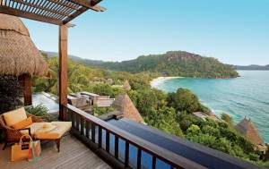 plunge pool suite at MAIA resort on a Seychelles honeymoon