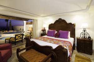 Residence bedroom at Haceinda Encantada on a Mexico all inclusive honeymoon