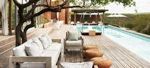 main pool at Singita Lebombo on a South Africa honeymoon