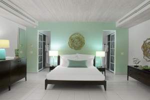 Carlisle Bay Ocean Suite bed, Carlisle Bay Hotel, Antigua