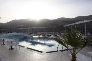 Pool at Aegealis Resort & Spa on a Greece honeymoon 