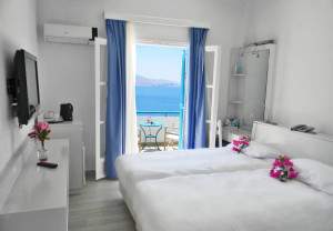 Room at Aegealis Resort & Spa on a Greece honeymoon 