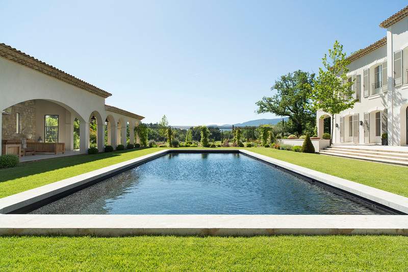 Pool at La Bergerie villa in Cote'Azur for France honeymoon