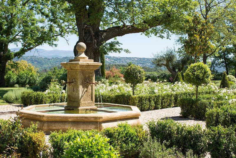 La Bergerie gardens on a France villa wedding